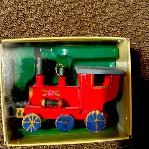 Holiday ornament train